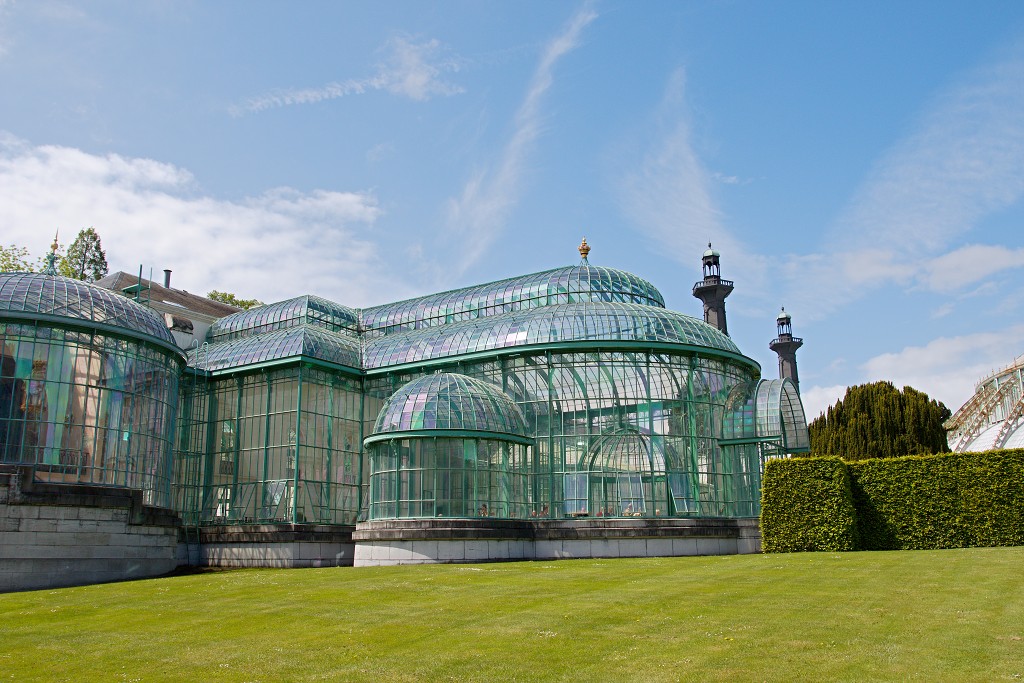 Serres royales de Laeken Koninklijke laken Koninklijk belgie serre kasteel hdr art nouveau tuin bloemen bloem architect Alphonse Balat Koning Leopold II plantencollectie
